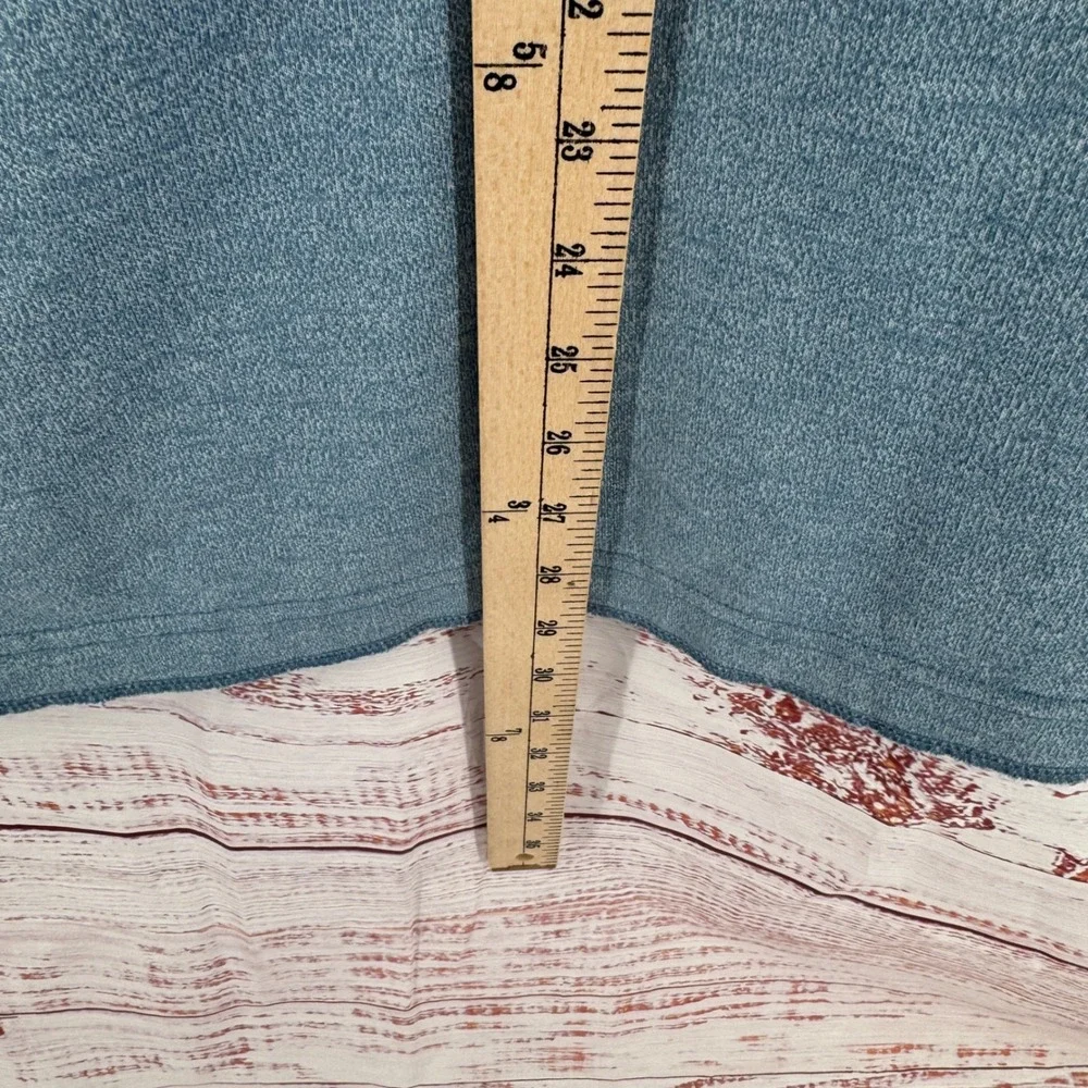 The North Face Henley Shirt Mens Large Blue‎ Heathered Long Sleeve Pocket